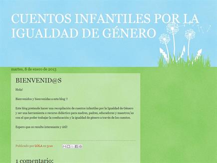 Cuentos infantiles e igualdad de género