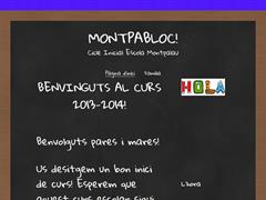 Montpabloc: El bloc del Cicle Inicial