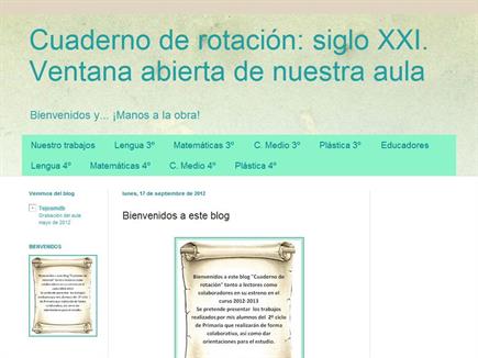 Cuaderno de rotación: siglo XXI. Ventana abierta de nuestra aula