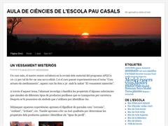 Aula de ciències de l'Escola Pau Casals