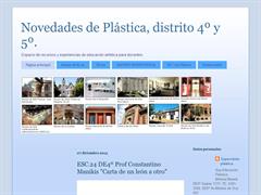 Novedades de Plástica, distrito 4º y 5º.