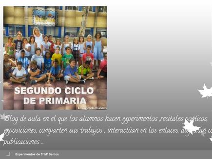 Segundo Ciclo de Primaria Mª Santos