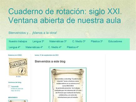 Cuaderno de rotación: siglo XXI. Ventana abierta de nuestra aula