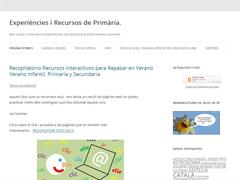 Experiències i Recursos de Primària.Escola Montserrrat. Castellbisbal